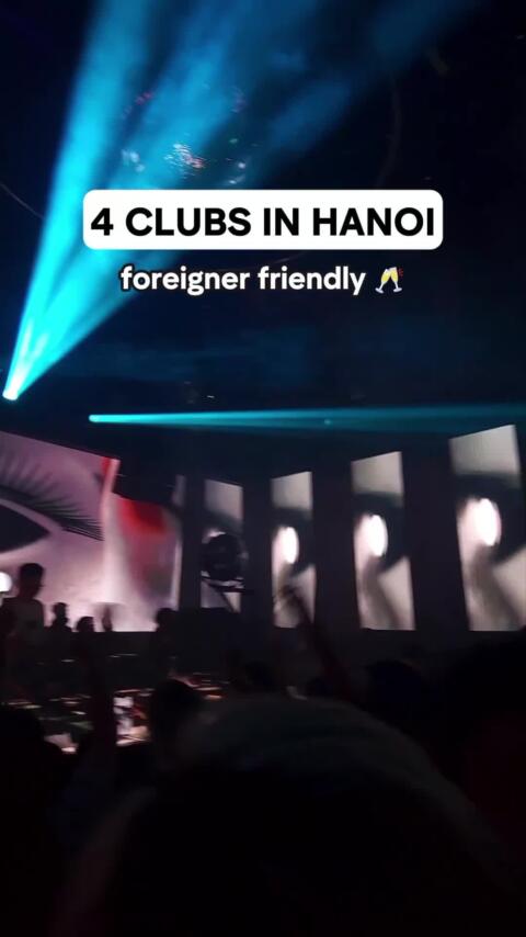 4 great clubs in Hanoi for your next trip to Vietnam! Save this for later 🥂 #hanoiclubs  #nightclubs  #foreignerfriendlyhanoi  #bestclubshanoi  #vietnam  #travel  #vietnamtravel 