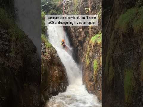 Canyoning in Vietnam #dalat #travel # #canyoning #trysomethingnew #adrenaline #solofemaletraveler