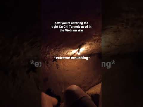Cu Chi Tunnels in Saigon, Vietnam #shorts #travel #vietnam