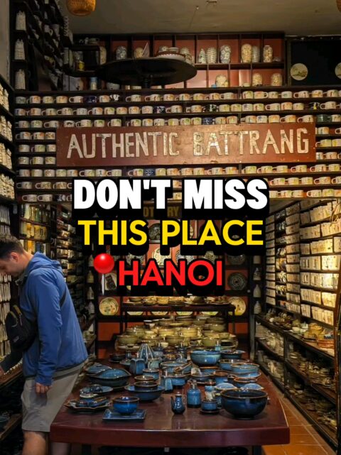 Most tourists miss this gem in Hanoi! 💎🏺🖌️ 📍Authentic Bat Trang in Hanoi is a must-visit if you want to immerse yourself in the city's culture, whether you want to explore the nearby Bat Trang Pottery village, make your own souvenir or browse the hundreds of high quality ceramics available. We've made pottery here before but found out @AUTHENTIC BAT TRANG  also offers a half-day tour that visits Bat Trang pottery village so we had to try it out! 🤩 You can book the same tour from this video on their website: 🌐authenticbattrang.vn If you prefer to stay in Old Quarter, you can also do a pottery making or painting workshop with clay and techniques from Bat Trang village at their shop. 🎨🖌️🛠️ They also have literally HUNDREDS of beautiful ceramics you can browse in their shop wih tons of different colors available. 🛍️ Let's just say our suitcases are much heavier since visiting 😂 . . . #vietnam #vietnamtips #vietnamtravel #travelcouple #hanoi 