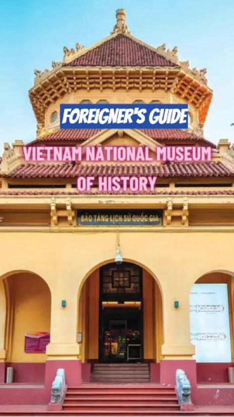 ✨ Welcome to Vietnam national museum of history  ❤️ The National Museum of History is currently preserving and preserving about 200,000 Vietnamese artifacts and documents, in which the historical period of Vietnam from prehistoric periods to 1945 had nearly 110,000 documents and artifacts being relics, antiques and 20 national treasures; Including many rare collections in the first place compared to other museums of the same type in the country and the region   📌Address:  No.1 Trang Tien street, Hoan Kiem Dirctric, Ha Noi (displaying Vietnamese history from prehistoric times to the end of the Nguyen Dynasty 1945) No.216 Tran Quang Khai street, Hoan Kiem Dirctric, Ha Noi (displayed in Vietnamese history from the middle of the 20th century)