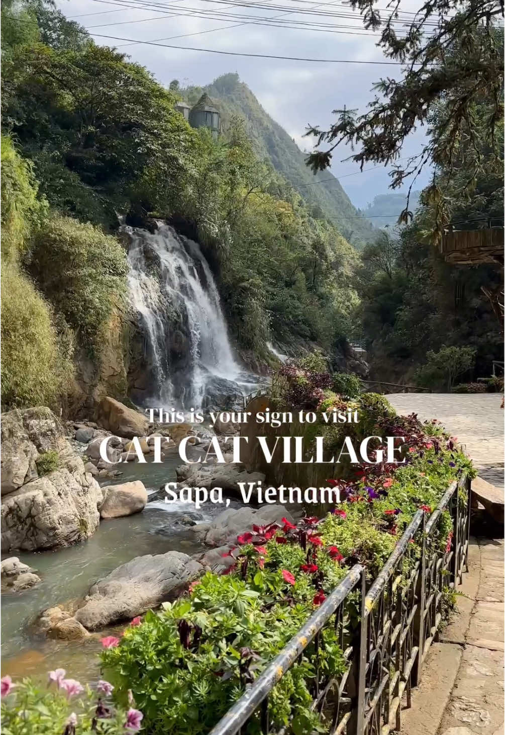 Experience Vietnam countryside life at Cat Cat village, known for its natural beauty, H&rsquo;mong culture and traditions.  Entry Fee: 150k VND (aprox 6 euro) #catcatvillage #sapa #sapavietnam #vietnamvibes #vietnamtravel #catcatvillagesapa #explorevietnam #vietnamvillage #countrysidevietnam 