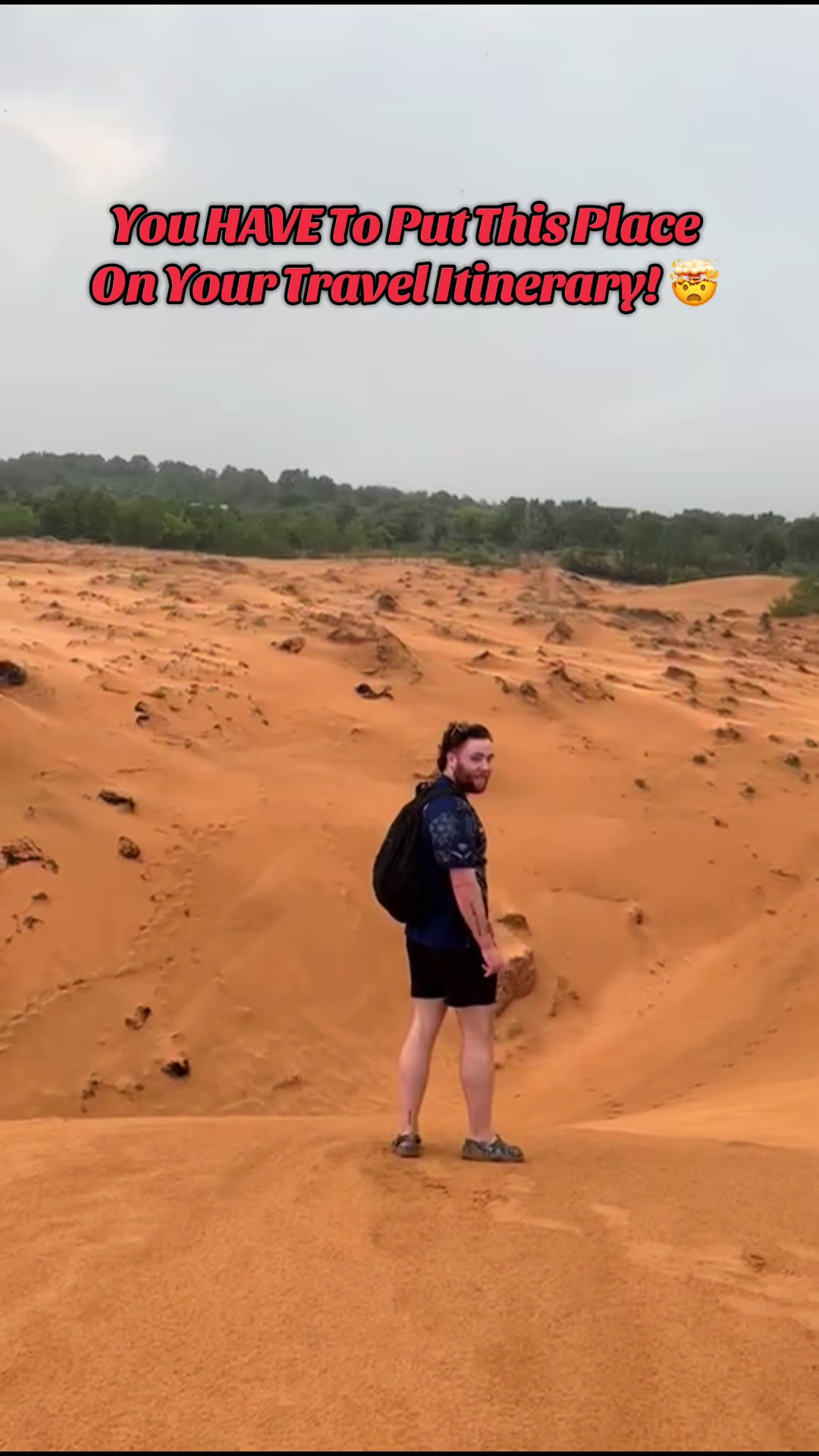 Mui Ne Sand Dunes Are Insane! #muine #vietnam #backpacking #travel #fyp 