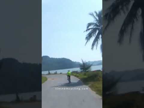 Cycling North Vietnam Cat Ba Island #shorts