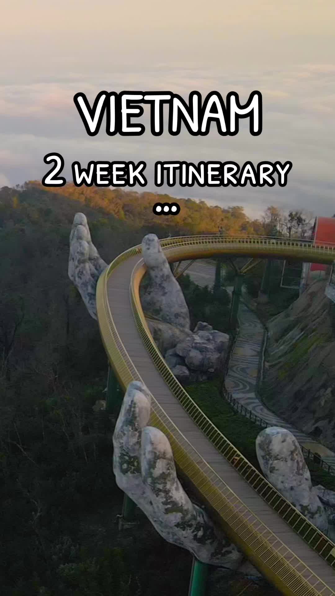 📌 The perfect 2 week itinerary for Vietnam 🇻🇳  This itinerary includes Da Nang, Hoi An, Ninh Binh, Hanoi, Ha Giang Loop, & Halong Bay ❤️ #travel #vietnam #vietnamtravel #vietnam🇻🇳 #vietnamtoiyeu #vietnamtiktok #danang #hoian #ninhbinh #hanoi #hagiangloop #halongbay #traveltips 