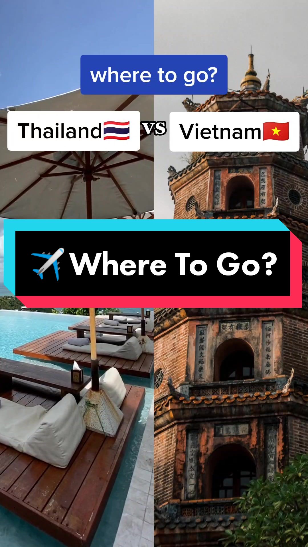 Which one you choose? Save and share! . . . #traveldestinations #traveldestination #traveltipsandhacks #traveltipsandadvice #travelcheap #budgettravel #traveltips #travelhacks 