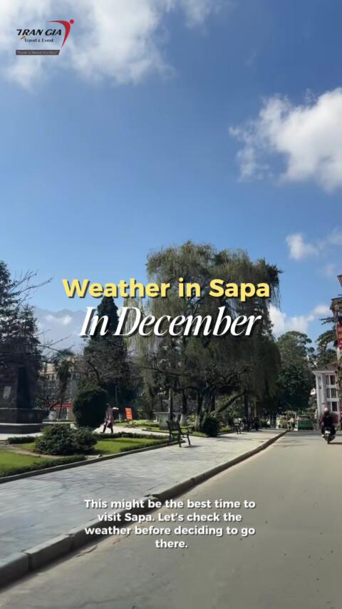 December in Sapa feels like a fairytale  With misty mornings, golden sunsets and snowy peaks on Fansipan. A perfect time to escape into the clouds, breathe the crisp mountain air and fall in love with nature all over again. ❄️🌄 ✈️ Want more travel vibes? Click the link in bio or DM us now! #trangiatravel #trangiajourney #sapaweather #travelupdate #sapavietnam   🇻🇳 Tran Gia Journey &ndash; Youth journeys, unforgettable experiences ✨ 👉🏻 Watch full video on TikTok nữ