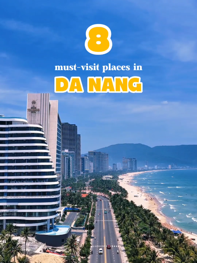 Save this list for your trip! 8 must-visit places in Da Nang - from iconic spots to hidden gems! 🇻🇳✨ 💌 DM me for the best Da Nang itinerary & deals #danang #danangvietnam  #vietnamtravel  #danangtrip  #travel 