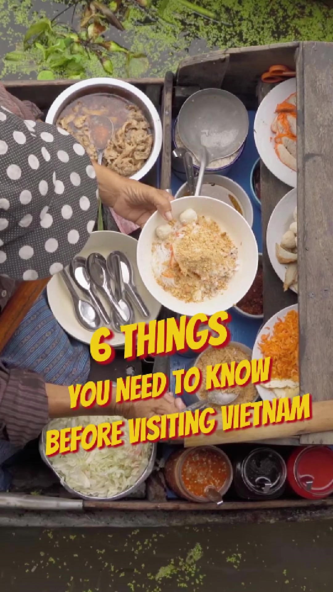 Before you visit Vietnam, here are six key things to know 😎 Number 5 will surprise you! #joyjourneys #traveltips #vietnamtravel #mekongdelta #cuchitunnels #hochiminhcity #morethanatrip 