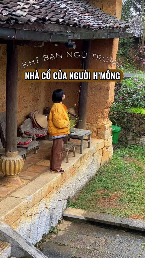 Nghỉ tại ng&ocirc;i nh&agrave; cổ người Hmong ở M&egrave;o Vạc, H&agrave; Giang #staycation #hagiang #homestay #vietnam 