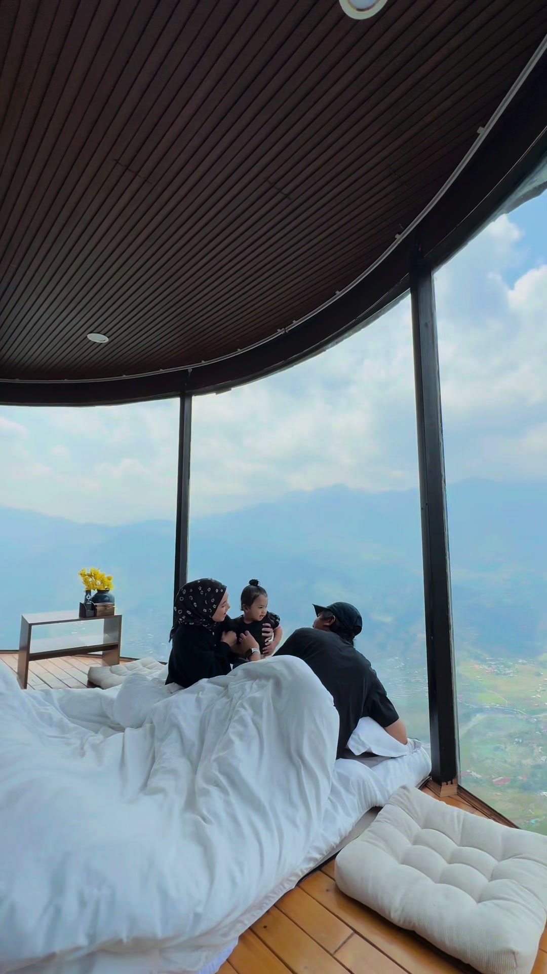 The most beautiful homestay in Vietnam! #roundhouse #sapavietnam #sapa #vietnamtravel #airbnb 