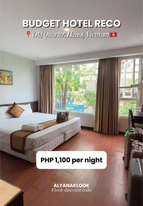 Budget hotel reco in Old Quarter, Hanoi, Vietnam 🇻🇳 Klook discount code: ALYANAKLOOK ⭐️  #budgethotelvietnam #hotelrecoinvietnam #hotelinoldquarter #hotelinhanoivietnam #wheretostayinvietnam #wheretostayinhanoi #budgethotelhanoi #cheaphotelvietnam #hanoivietnam #oldquarterhanoi 