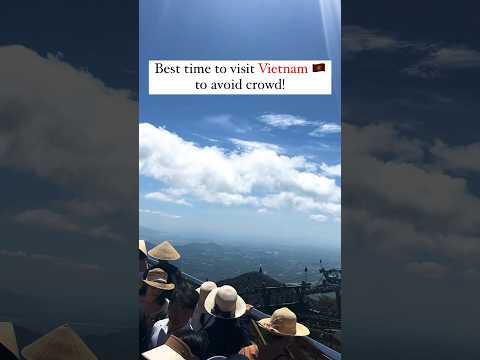 Best time to visit Vietnam to avoid Crowds! #vietnam #vacation #best #trip #vacations #travelvlog