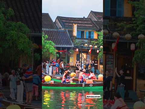 Hoi An Ancient Town vs Hoai River - Special in "Yellow town" #vietnam #shorts