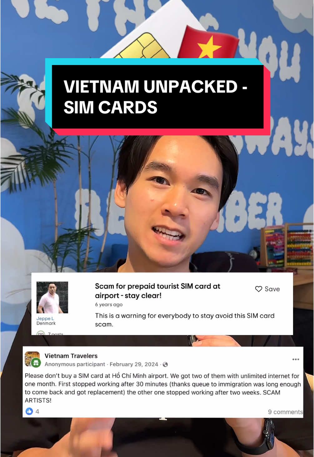 Don&rsquo;t get scammed when buying an esim for vietnam 15% TravelKon discount code: &ldquo;BNE15&rdquo; It works for any sim on the site, not just Vietnam.  Extra tip: Check the reviews of the Viettel store that&rsquo;s closest to you to check if other tourists have been successful with buying sim cards there.  Not sponsored, although I receive commission on purchases made using my code.  Vietnam Unpacked Episode 5 - Sim Cards  #vietnamtravel #vietnamtrip #traveltips #vietnam #esim #simcard #viettel  #travelsimcard #esimtravel 
