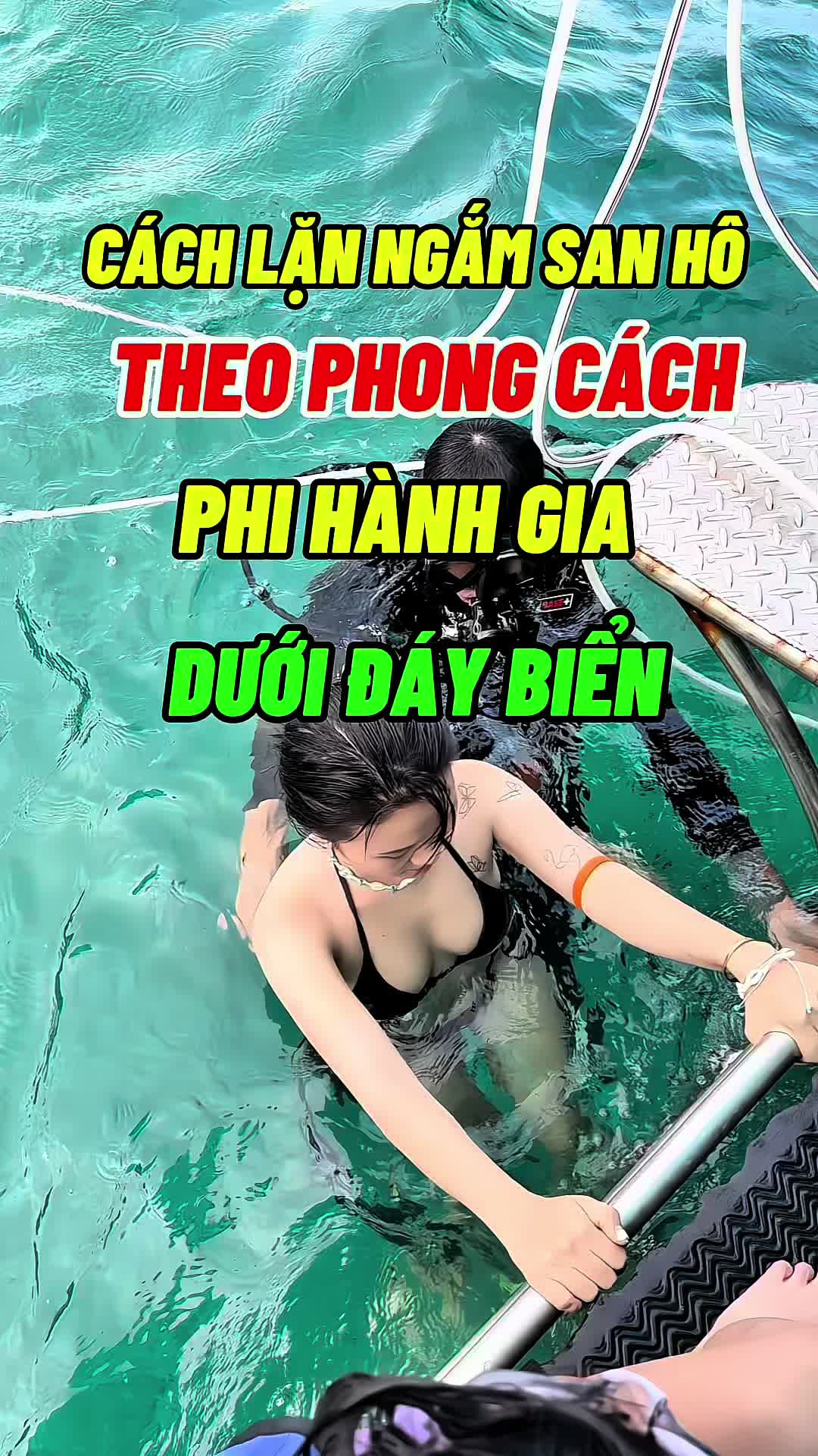 C&aacute;ch lặn ngắm san h&ocirc; theo phong c&aacute;ch phi h&agrave;nh gia dưới đ&aacute;y biển #Vivunhatrang #dulichnhatrang #lanngamsanho #tourdaonhatrang