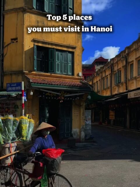 Top 5 Hanoi essentials for your travel bucket list: 1️⃣ Temple of Literature  2️⃣ The Old Quarter  3️⃣ Train Street  4️⃣ Long Bien Bridge  5️⃣ Hoan Kiem Lake Which one is at the top of your list? 📝👇 #VietnamTravelTips #TravelVietnam #vietnamtrip #Hanoi #hanoivibes