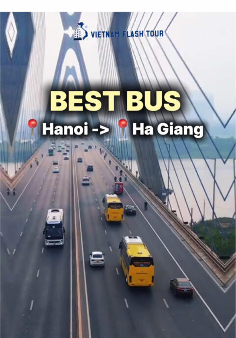 🚍 Which Bus Should You Take from Hanoi to Ha Giang? Traveling between Hanoi and Ha Giang? There are several bus options you can choose from depending on your budget and comfort level. You can travel in a Royal Cabin Bus with spacious private cabins, a Mobile Hotel bus with curtain cabins for privacy, a standard sleeper bus for a more budget-friendly option, or a limousine bus with reclining seats and convenient pick-up services. All of these buses run daily between Hanoi and Ha Giang, and the journey usually takes about 6&ndash;7 hours. We also arrange bus services to Ha Giang from other destinations, including Ninh Binh and Sa Pa. ✨ Planning your trip to Ha Giang? Contact us to book your bus and we will help you choose the best option for your journey 🚍 #hagiang #vietnamtravel #vietnam #viralvideo 