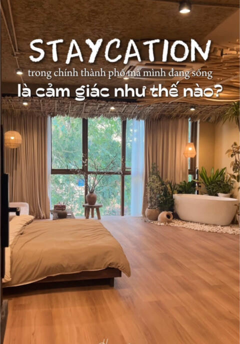 Staycation trong ch&iacute;nh th&agrave;nh phố m&agrave; m&igrave;nh đang sống l&agrave; cảm gi&aacute;c như thế n&agrave;o? #homnaodidi #hanoi #chillhome #homestay #homestayhanoi #dulich #staycation 