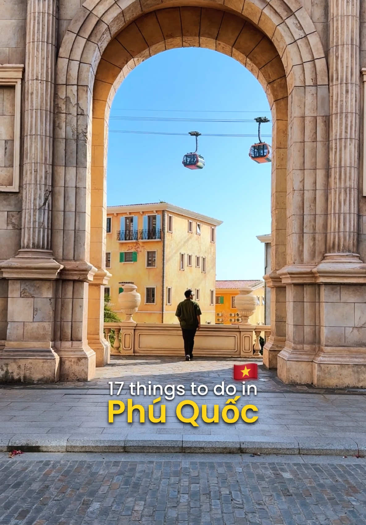 17 epic things you can't miss in Ph&uacute; Quốc! 🇻🇳  From stunning sunsets to thrilling adventures, this island has it all. &bull; 1. Symphony of the Sea: Free entry to a beautiful themed area. 2.  Cầu phao bến du thuyền: Stroll along the floating bridge with a view. 3. Sun God Fountain: A majestic fountain perfect for photos. 4. Th&aacute;p B&uacute;t Ch&igrave;: Explore this unique tower with incredible views. 5. Đường Venice Street: Feel like you're in Italy with Venice-inspired streets. 6. Lunch at Runam Ph&uacute; Quốc: Indulge in delicious food (100k - 200k VND). 7. Th&aacute;p Đồng Hồ: Check out the iconic clock tower for a photo spot. 8. Cổng Gavi: Walk through the grand Gavi Gate. 9. Sunset Tour by Electric Shuttle: A scenic and relaxing ride (15,000 VND). 10. Thang Rồng: Discover the Dragon Staircase. 11. La Festa Hotel: Admire the architecture and beautiful fountain. 12. C&aacute;p treo H&ograve;n Thơm: Ride the world's longest cable car for breathtaking views (750,000 VND). 13. H&ograve;n Thơm Park: Enjoy a day of fun at the park with free entry included with the cable car ticket. 14. Kiss Bridge: Experience this romantic bridge at sunset (100,000 VND). 15. Photo Spot Hunting: Get lost in the countless free and picturesque spots. 16. Vui Fest Bazaar (night market): Taste local street food and shop for souvenirs (starting from 10,000 VND). 17. Kiss of the Sea Show: An unforgettable water and light show to end your night (578,000 VND). Which one are you adding to your list? Let me know in the comments! 👇 Save this for your next trip to Vietnam! ✈️ #PhuQuoc #Vietnam #TravelVietnam #PhuQuocIsland #ExploreVietnam #VisitVietnam #PhuQuocTrip #TravelTips #VietnamTravel #garliovietnam 