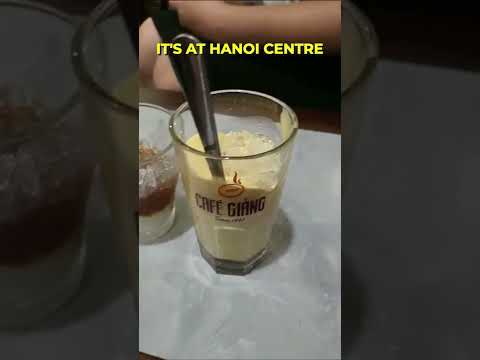 The ONLY COFFEE You Must TRY in HANOI - EGG COFFEE #shorts