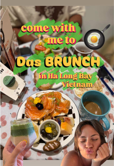 👩🏻&zwj;💻 Wether you&rsquo;re an online teacher or not: If you&rsquo;re in #halongbay and crave #brunch 🫖 you should head straight to &ldquo;Das BRUNCH&rdquo; at 1a Anh Đ&agrave;o, B&atilde;i Ch&aacute;y, Hạ Long  🍳 The team is so cute and the food? DELICIOUS! I had to go there twice 🤪  Best #sourdough bread in Vietnam (or even the world? 🤭)  #foodlover  #vietnam  P.S.: at the same address you also find the &ldquo;ZEBRA Bar&rdquo; for drinks 🍸 and &ldquo;ICON Burger&rdquo; for dinner 🤫 more about that soon 