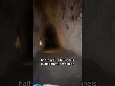 cu chi tunnels half day tour from saigon! part 1!! #hcmc #cuchitunnels #vietnam #travel #shorts