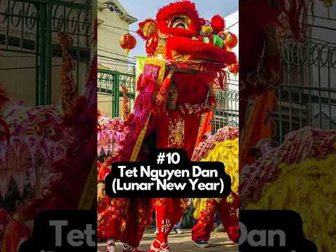Top 10 Festivals & Holidays in Vietnam (p1) 🇻🇳 #top10 #shorts #vietnam #festival #vietnameseculture