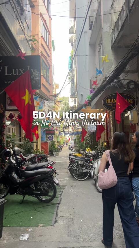 Here's what you can do for 5D4N in Ho Chi Minh 🇻🇳 #vietnam #hochiminh #saigon #itinerary 