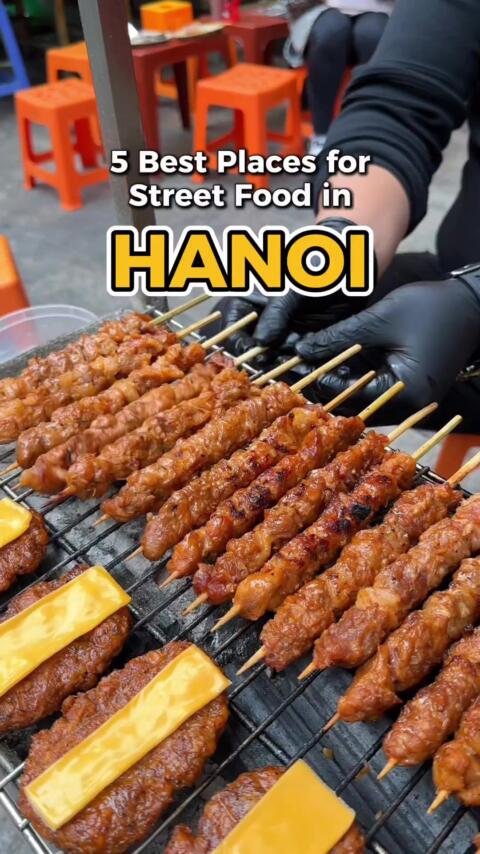 HANOI Must Visit Food Spots 🇻🇳 Here&rsquo;s the most recommended list for where to explore and hunt for street food in Hanoi, Vietnam 🍜🥟☕🍢🌿 &bull; Dong Xuan Market ⭐️ &bull; Ta Hien Beer Street &bull; Old Quarter ⭐️ &bull; Nghia Tan Market &bull; Thanh Cong Market So which place do you want to visit and which Hanoi street food are you dying to try first? 😋 📌 SAVE this for your future trip✈️🇻🇳 👉 SHARE this with your travel buddy! #hanoitravel #hanoitrip  #vietnamtravel  #streetfoodhanoi  #hanoifoodtour 
