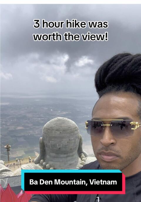 Best view after a 3 hoyr hike to the top! It was worth it! but never again! 🤣🫣🫠  #vietnam #hochiminh #badenmountain  #traveltiktok #LIVEIncentiveProgram #LIVECanBeEasy #PaidPartnership 