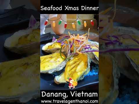 Seafood Xmas Dinner in Danang Vietnam #shorts | Travel Agent Hanoi