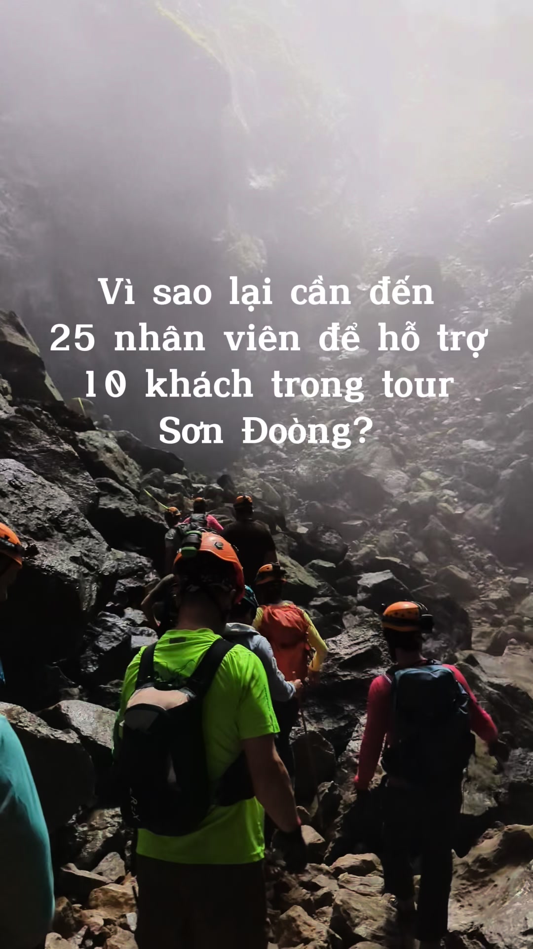 Hổm r&agrave;y bỗng nghe ai n&oacute;i muốn tự đi Sơn Đo&ograve;ng. M&igrave;nh muốn hỏi lại l&agrave; "Bạn chắc chứ? Chưa b&agrave;n đến chuyện bạn c&oacute; đến đc cửa hang hay ko th&igrave; trong h&agrave;nh tr&igrave;nh trong hang cũng "nhẹ nh&agrave;ng" lắm ^^ #sondoongcave #quangbinh #adventuretravel #oxalisadventuretours 