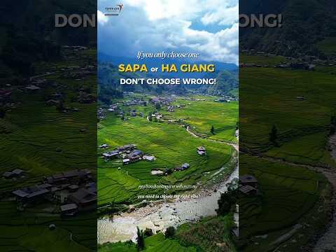 SaPa vs Ha Giang &mdash; If You Only Choose One, Don't Choose Wrong #trangiatravel #sapa #hagiang