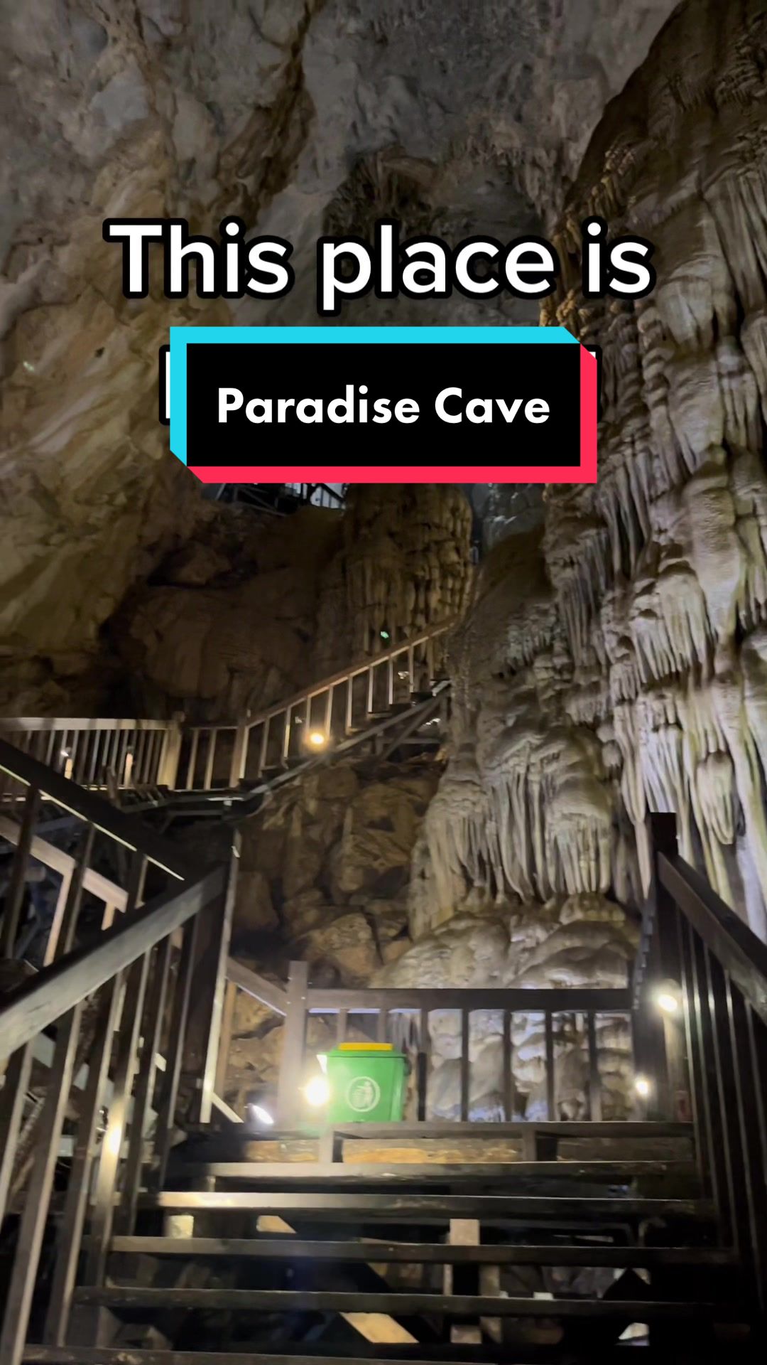 The Paradise Cave (Động Thi&ecirc;n Đường) in Quảng B&igrave;nh province was such a beautiful and magical place. #dongthienduong #paradisecave #cave #vietnam #tourist #travel #vlog #vietnamese #caves #explore