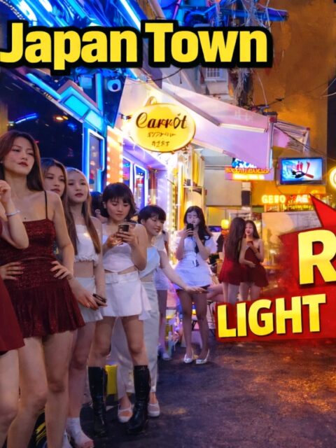 Japan Town SAIGON 🇯🇵 #JapanTown #RedLightDistrict #JapanNightlife #buivien #hochiminhcity 
