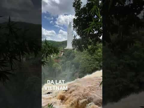 DA LAT #vietnam #buddha #buddha #waterfall #spiritual #beautifulnature #shorts #viral #shortvideo