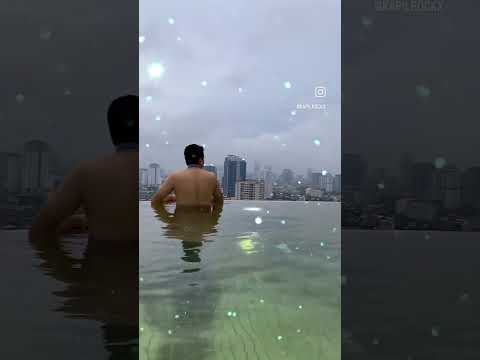 Infinity Swimming Pool, Hanoi, Vietnam 🇻🇳 #shorts #swimming #pool