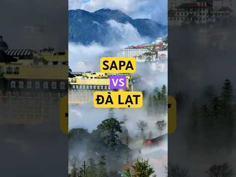 Sa Pa vs Đ&agrave; Lạt - Nơi n&agrave;o đẹp hơn? | Bạch Ho&agrave;ng Travel #shorts