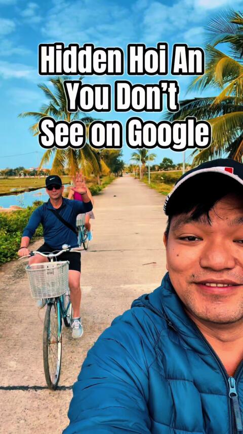 #creatorsearchinsights Hidden Hoi An you don&rsquo;t see on Google 🌾🚲 No crowds. No noise. Just palms, rice fields, and real local life. 👉 Save this for your Hoi An trip 👉 Follow for more hidden places 👉 Comment &ldquo;BIKE&rdquo; if you want this route &mdash;&mdash;&mdash;&mdash;&mdash;&mdash;- #hoian #bicycle #loctourguide #traveltiktok 