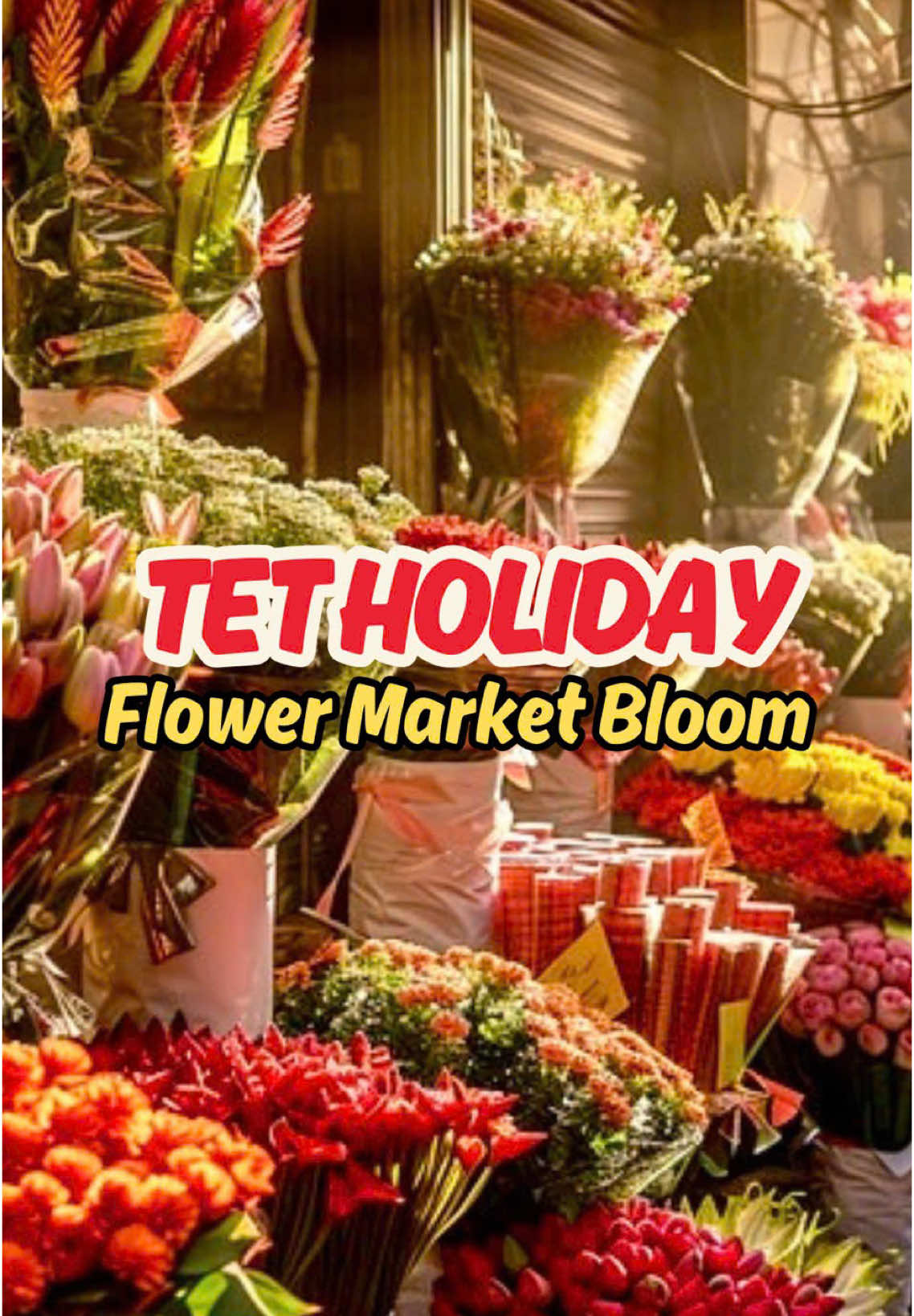 Holiday vibes in full bloom! 🌸 Who&rsquo;s ready to stroll through the flower markets and soak up the festive magic?  #sunshinetours #fyp #tet #lunarnewyear 