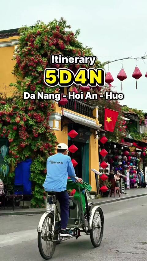 This is how we spent 5D4N in Da Nang - Hoi An - Hue 🇻🇳 We loved the beaches & lantern nights in Hoi An. Hue was more about the citadel & temples, so if we come back, we&rsquo;d spend extra time in Da Nang instead. 📩DM us if you want the full itinerary ✈️ #explorevietnam  #vietnamitinerary  #vietnamtravel #danang  #hoian 