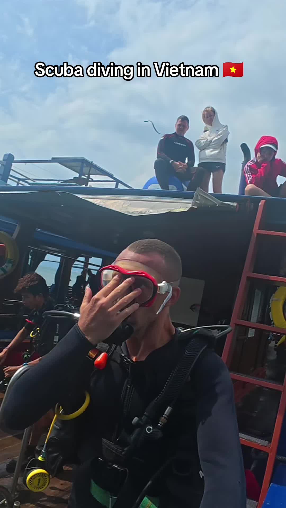 $50 Scuba Diving in Vietnam! Is it worth it? Full vid on youtube 👊🏼 I went scuba diving in Nha Trang, Vietnam, for just $50! 🐠 Was it worth it? Check out the underwater world and let me know what you think! Would you try this? 👀👇 #ScubaDiving #Vietnam #TravelReel #Rickitube 