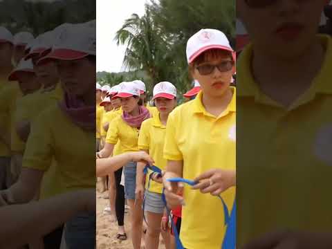 teambulding on the beach Vung Tau(p1) #teambuilding #dlgagency #event #tour #beach #shorts #short