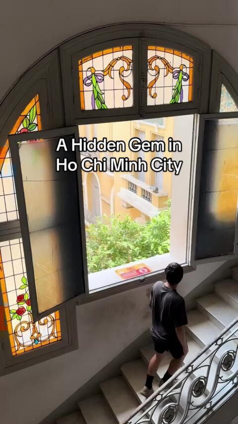 A hidden calm in the middle of Ho Chi Minh City 🌿✨ The Ho Chi Minh City Fine Arts Museum is part gallery, part time capsule&hellip; and somehow, no one&rsquo;s talking about it. If you&rsquo;re an architecture & design lover like us, this is a little gem that you need to visit🤓 We were shocked that not many other travellers were there with us, considering the entrance fee is only 30,000 VND ($1.50 CAD) 📌 Save this video for your Ho Chi Minh City trip 📩 Send this to the person you would explore this museum with If you&rsquo;re new here, hey! We&rsquo;re Mason and Jordan, two Canadians travelling the world🌏 Tag along for more unique spots like this🫶🏻
