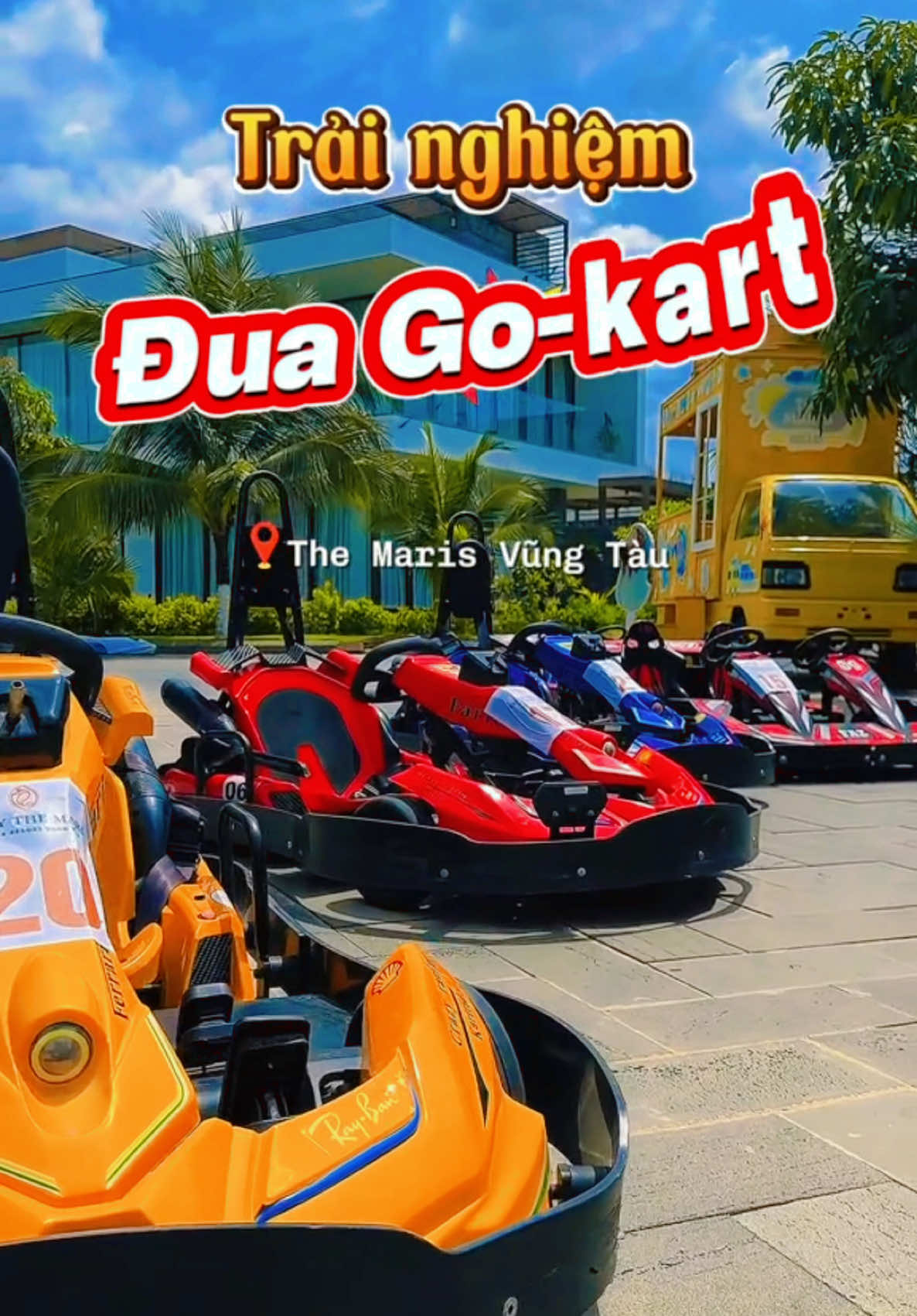 🏎️ Trải nghiệm th&uacute; vị d&agrave;nh cho gia đ&igrave;nh đến với The Maris🥰 #themaris #nghiduong #dulich #xh #bienvungtau #hoboivocuc #vuichoigiaitri 