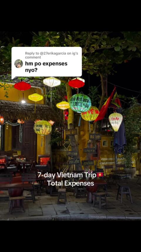 Replying to @@27erikagarcia on ig hi!!! you asked, so here it is 👀👌🏻 #fyp #vietnam #vietnamexperience #vietnamexpenses #travelexpenses 