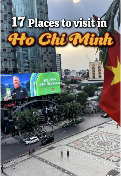 17 Places to visit in Ho Chi Minh City ❤️ . . . . . . . . . . . #vietnam#hochiminh#hochimincity#hồch&iacute;minh#travelvietnam#travel#travelcouple#traveladdict#travelblogger#discoverhochiminh#vietnamtravel#discovervietnam#hochiminhvietnam#visithochiminh#travelhochiminh#saigon#saigontravel#reels#travelreel#hcmc#traveltiktok 