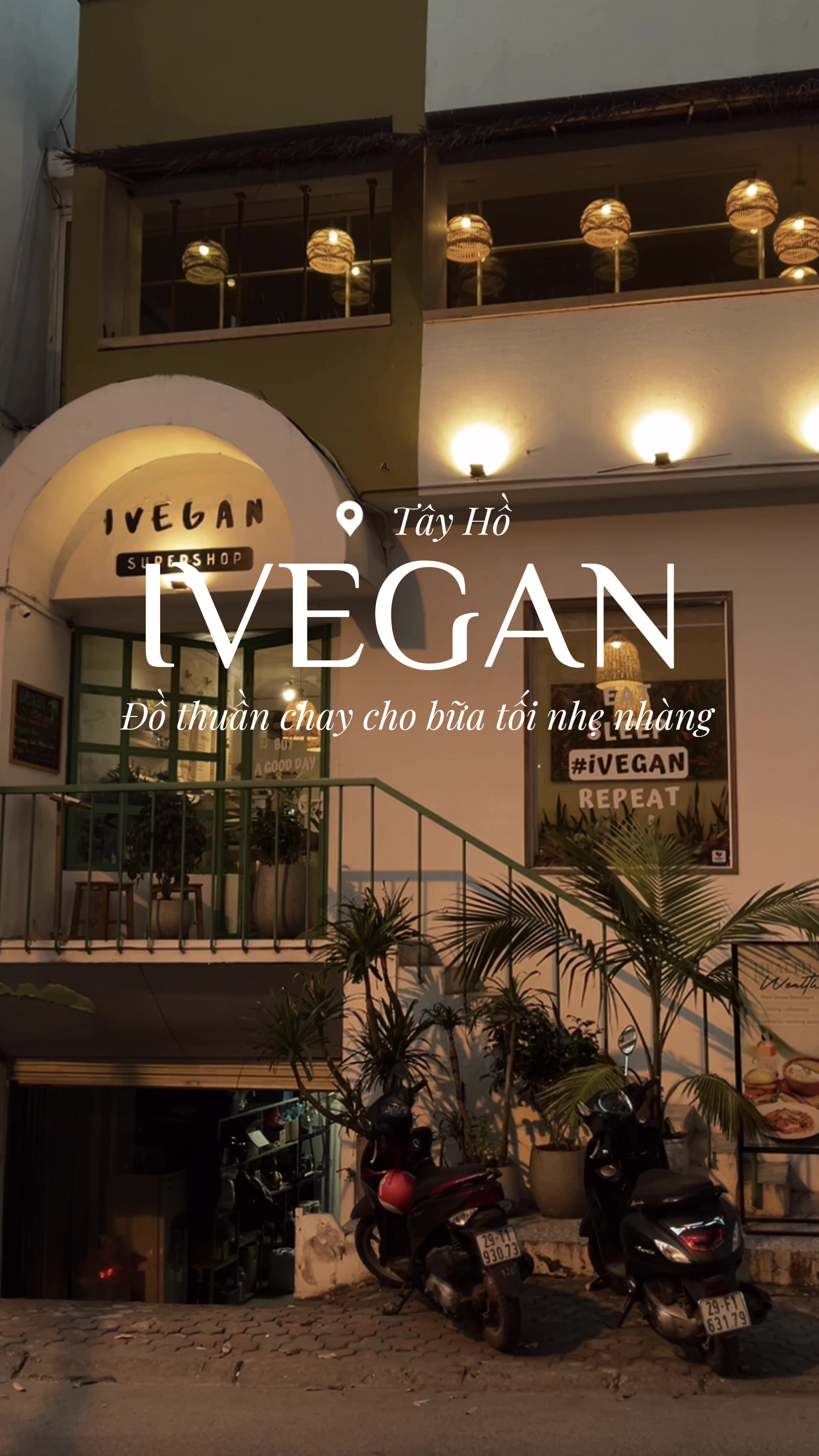IVEGAN SUPERSHOP Địa chỉ: 16 T&ocirc; Ngọc V&acirc;n, Quảng An, T&acirc;y Hồ. Vibe: nhẹ nh&agrave;ng, clean, đồ chay phong c&aacute;ch Bali. Gi&aacute;: 55-220 xu Recommend: Spaghetti, Fajita Bowl, Pink-up Smoothie Bowl. #reviewanngon #hanoifood #hanoifood 