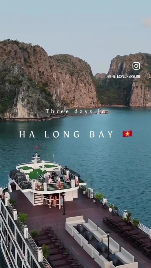 What a beautiful day out on the bay 😍 #halongbay #catba #halonghideawaycruise #vietnam #xuhuong 